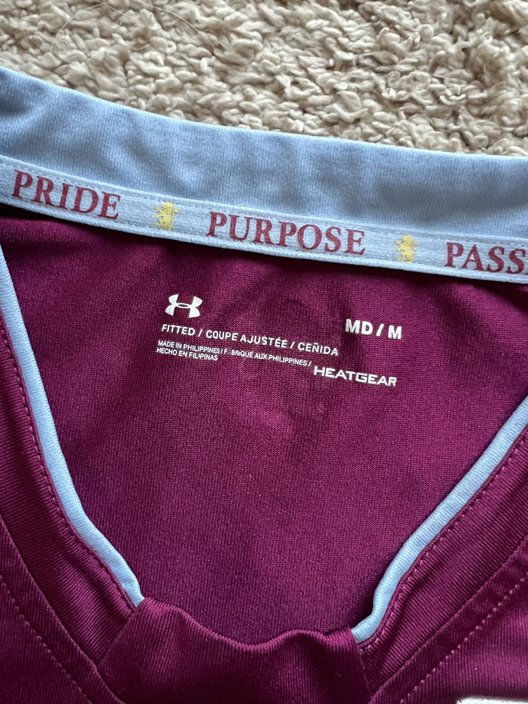 Authenticity evidence image of Aston Villa 2017/18 Under Armour Home Shirt (Unibet) - Women's Medium (12/14)
