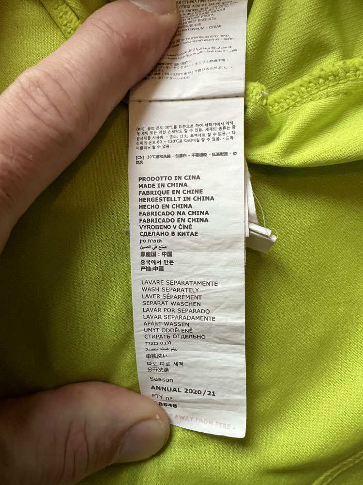 Authenticity evidence image of Aston Villa 2020/21 Kappa Training 6 Shirt (Cazoo) - Men's Medium