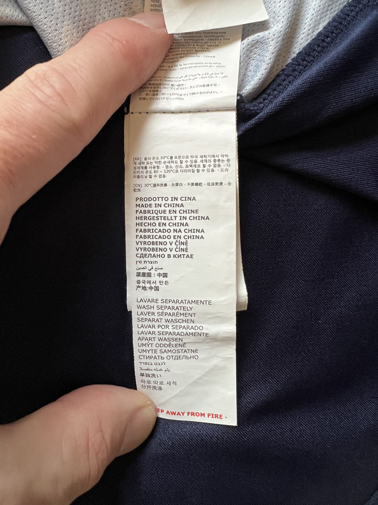 Authenticity evidence image of Aston Villa 2021/22 Kappa Pre-Match 2 Shirt (Cazoo) - Men's Large