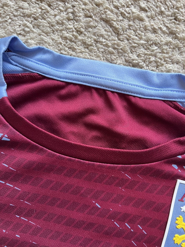 Authenticity evidence image of Aston Villa 2021/22 Kappa Pre-Match 1 Shirt (Cazoo) - Men's XL