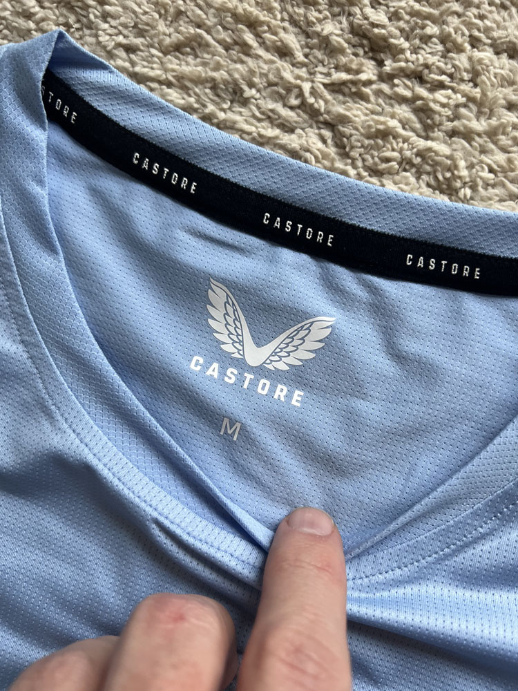 Authenticity evidence image of Aston Villa 2022/23 Castore Pre-Match 2 Shirt (Cazoo) - Men's Medium