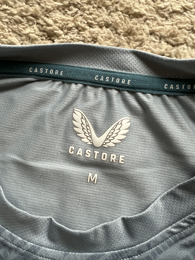 Authenticity evidence image of Aston Villa 2022/23 Castore Training 2 Shirt (Cazoo) - Men's Medium
