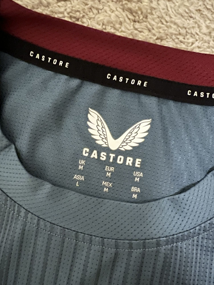 Authenticity evidence image of Aston Villa 2023/24 Castore Training 1 Shirt - Men's Medium