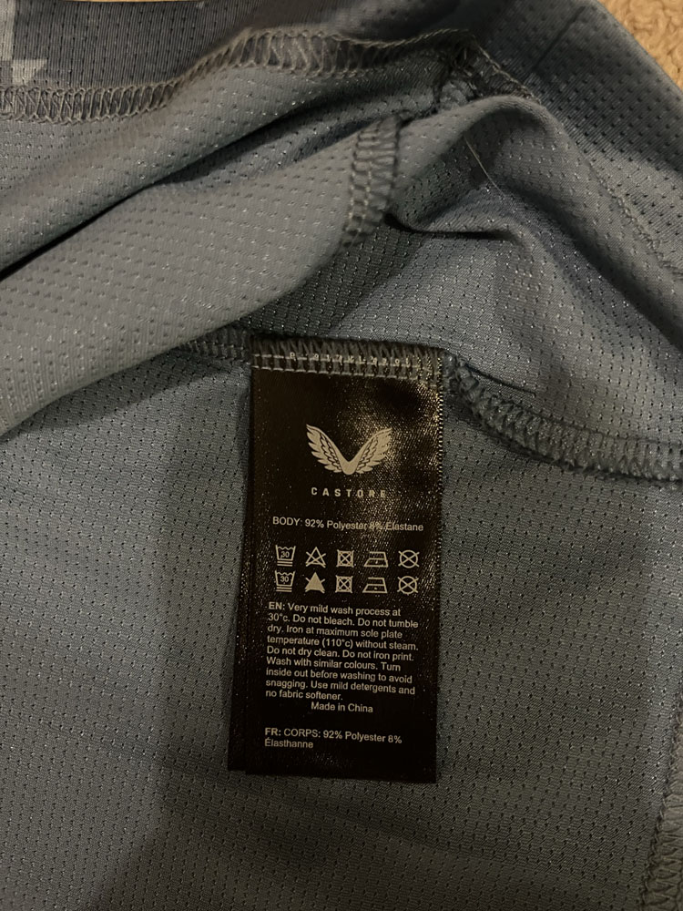 Authenticity evidence image of Aston Villa 2023/24 Castore Pre-Match 2 Shirt - Men's Medium