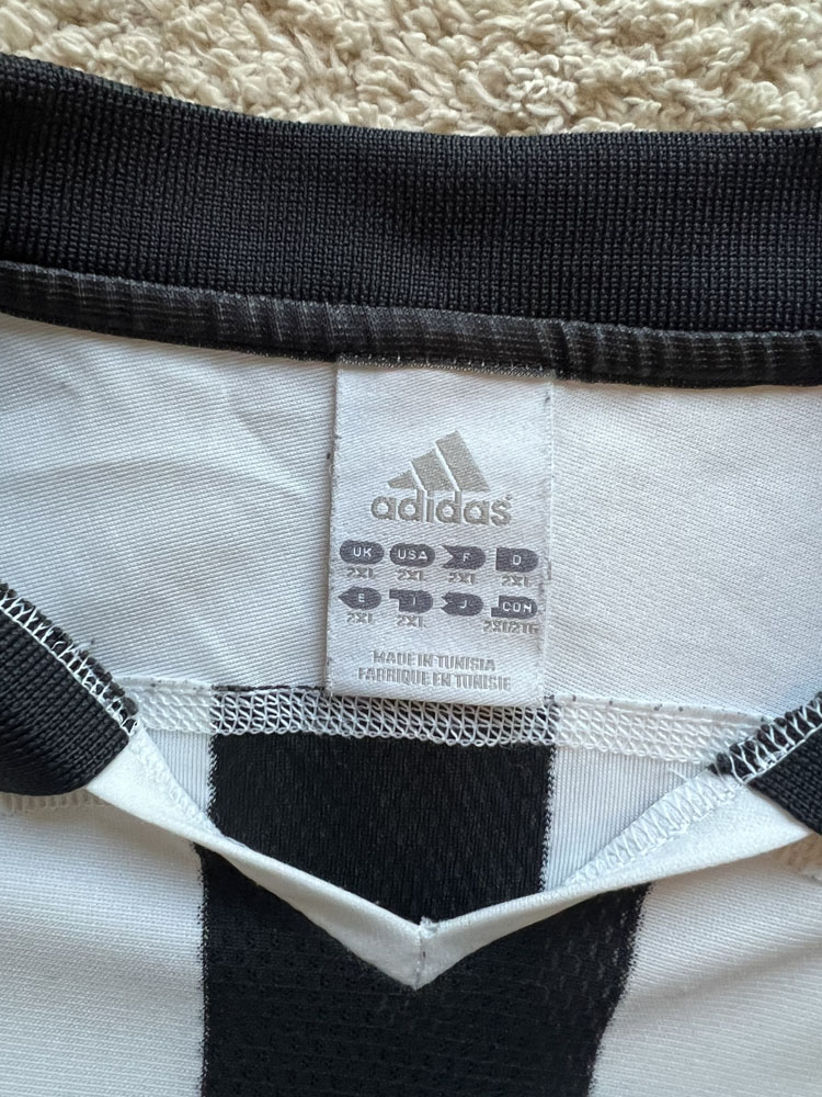 Authenticity evidence image of Newcastle United 2003-05 Adidas Home Shirt (Northern Rock) - Men's XXL