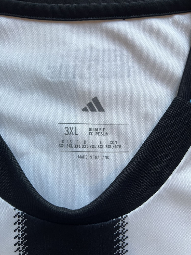 Authenticity evidence image of Newcastle United 2025/26 Adidas Home Shirt (Sela) - Men's 3XL