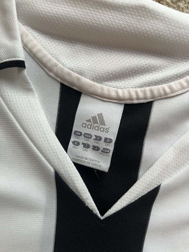 Authenticity evidence image of Newcastle United 2005-07 Adidas Home Shirt (Northern Rock) - Men's 3XL