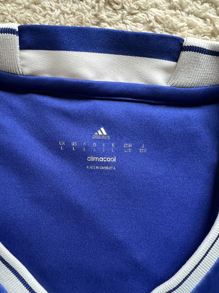 Authenticity evidence image of Chelsea 2016/17 Adidas Home Shirt (Yokohama Tyres) - Men's Large