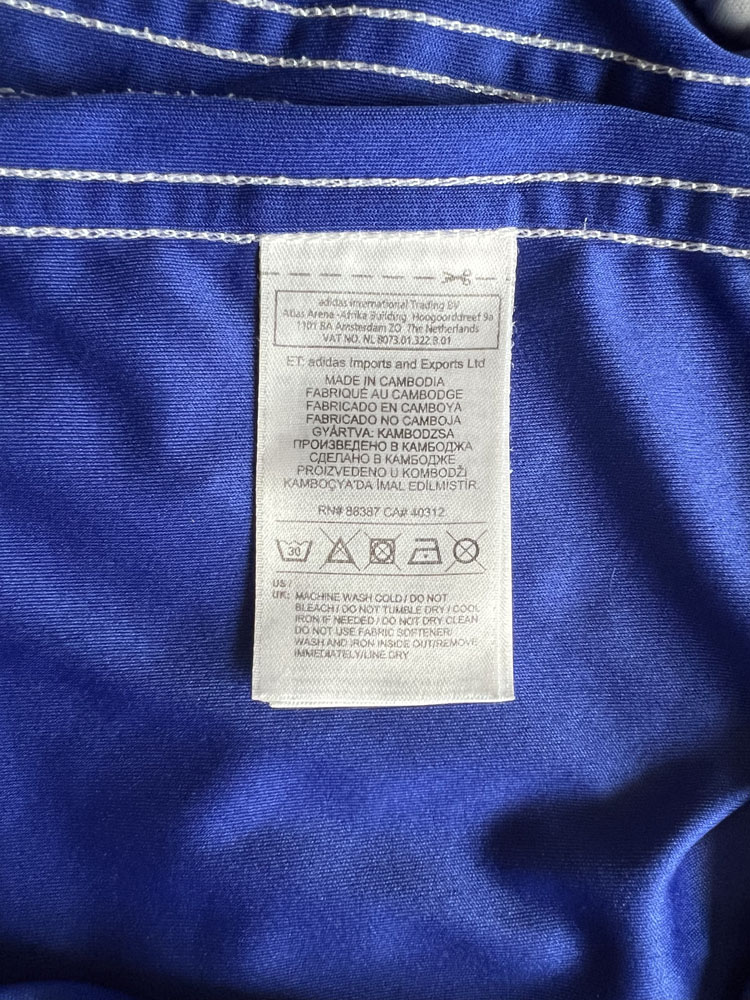 Authenticity evidence image of Chelsea 2016/17 Adidas Home Shirt (Yokohama Tyres) - Men's Large