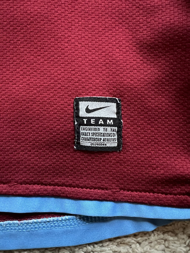 Authenticity evidence image of Aston Villa 2008/09 Nike Home Shirt (Acorns) - Men's Large