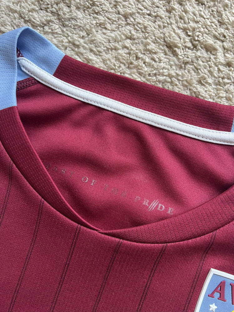 Authenticity evidence image of Aston Villa 2020/21 Kappa Home Shirt (Cazoo) - Men's XL
