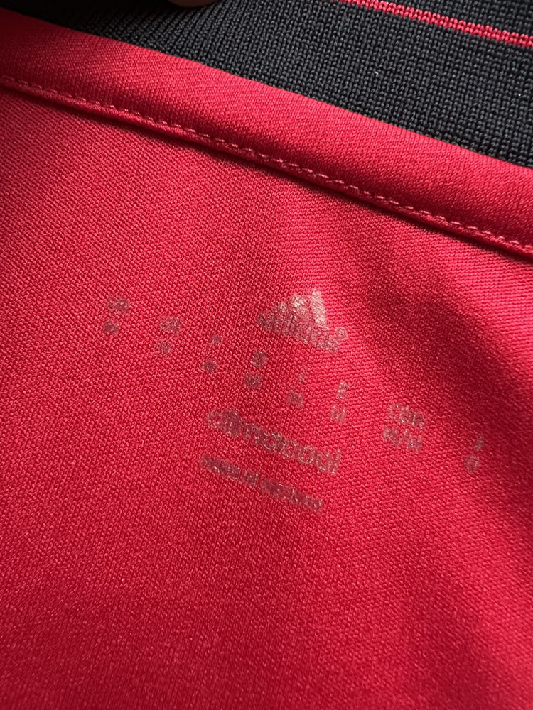 Authenticity evidence image of Manchester United 2015/16 Adidas Home Shirt (Chevrolet) - Men's Medium