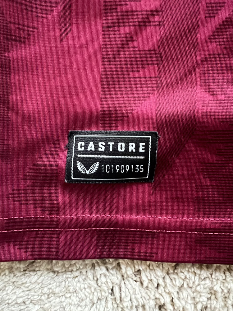 Authenticity evidence image of Aston Villa 2023/24 Castore Home Shirt (BK8) - Men's XXL