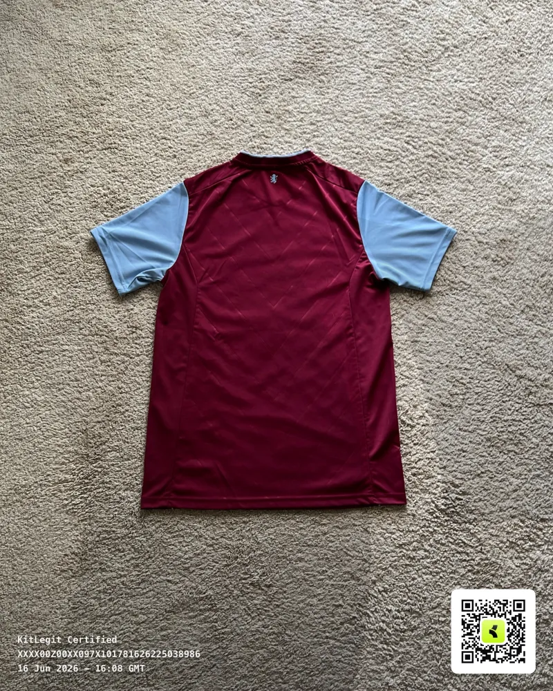 Rear of shirt