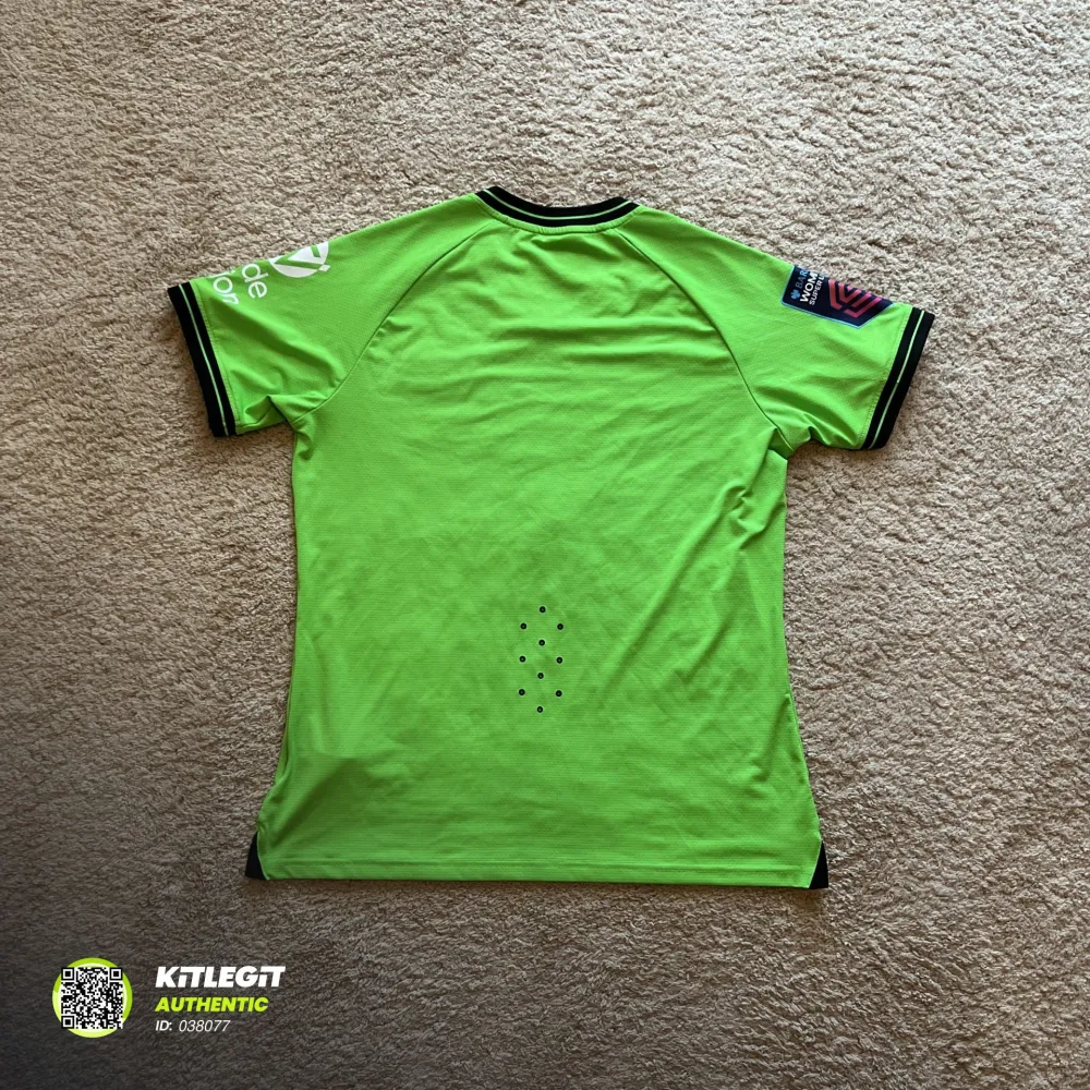 Rear of shirt