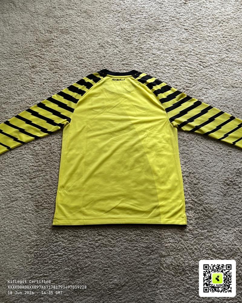 Rear of shirt