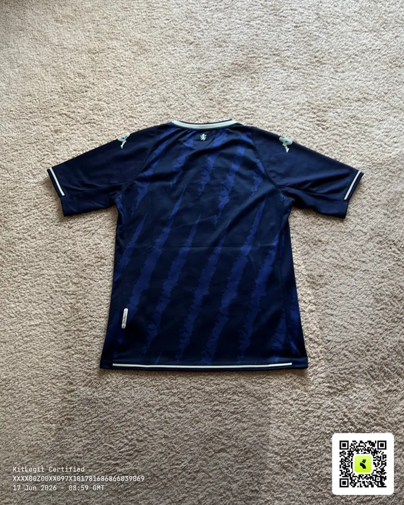 Rear of shirt