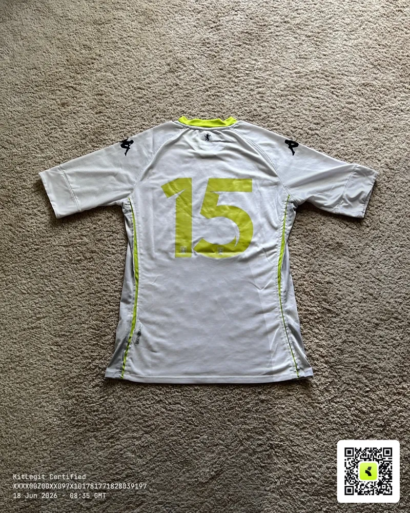 Rear of shirt