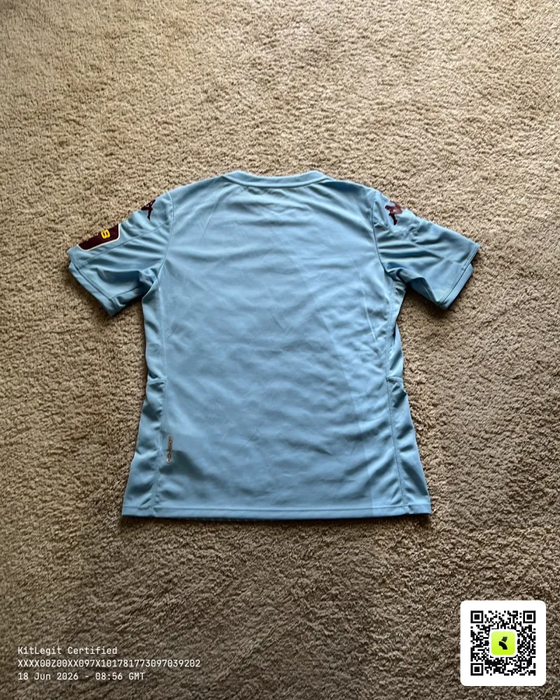 Rear of shirt