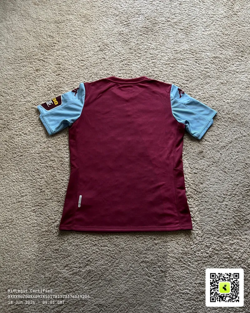 Rear of shirt