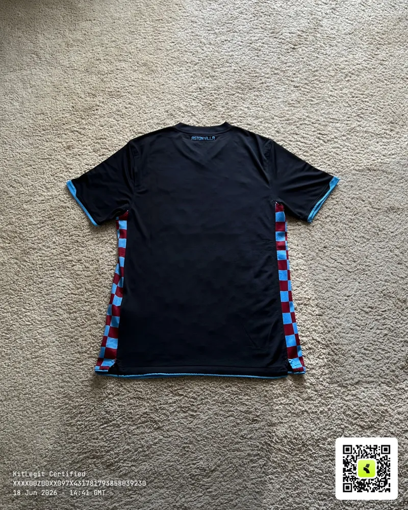 Rear of shirt