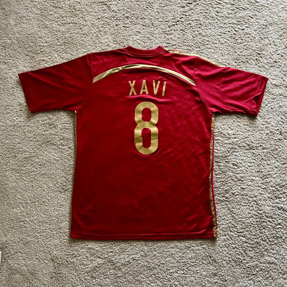 Rear view of Spain 2014/15 Adidas Home Shirt