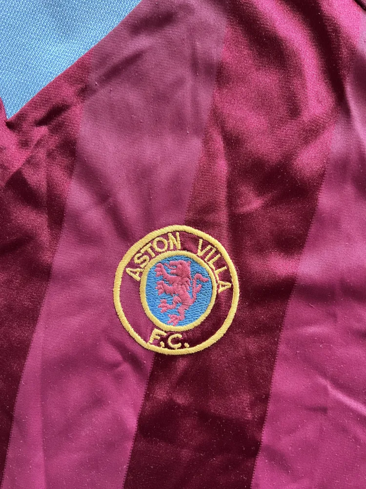 Image of Aston Villa 1983/84 Le Coq Sportif Home Shirt - Men's Medium