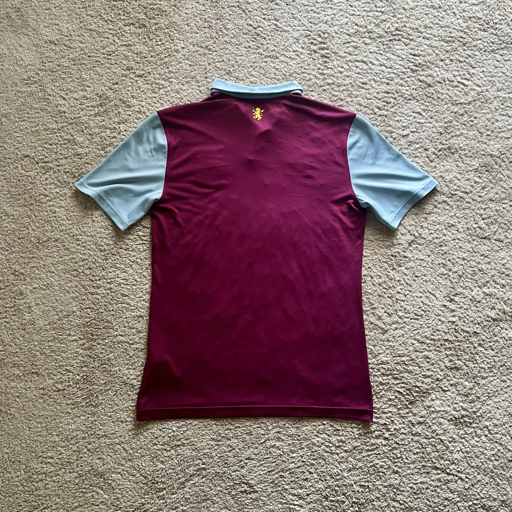 Rear view of Aston Villa 2016/17 Under Armour Home Shirt (QuickBooks) - Men's Medium