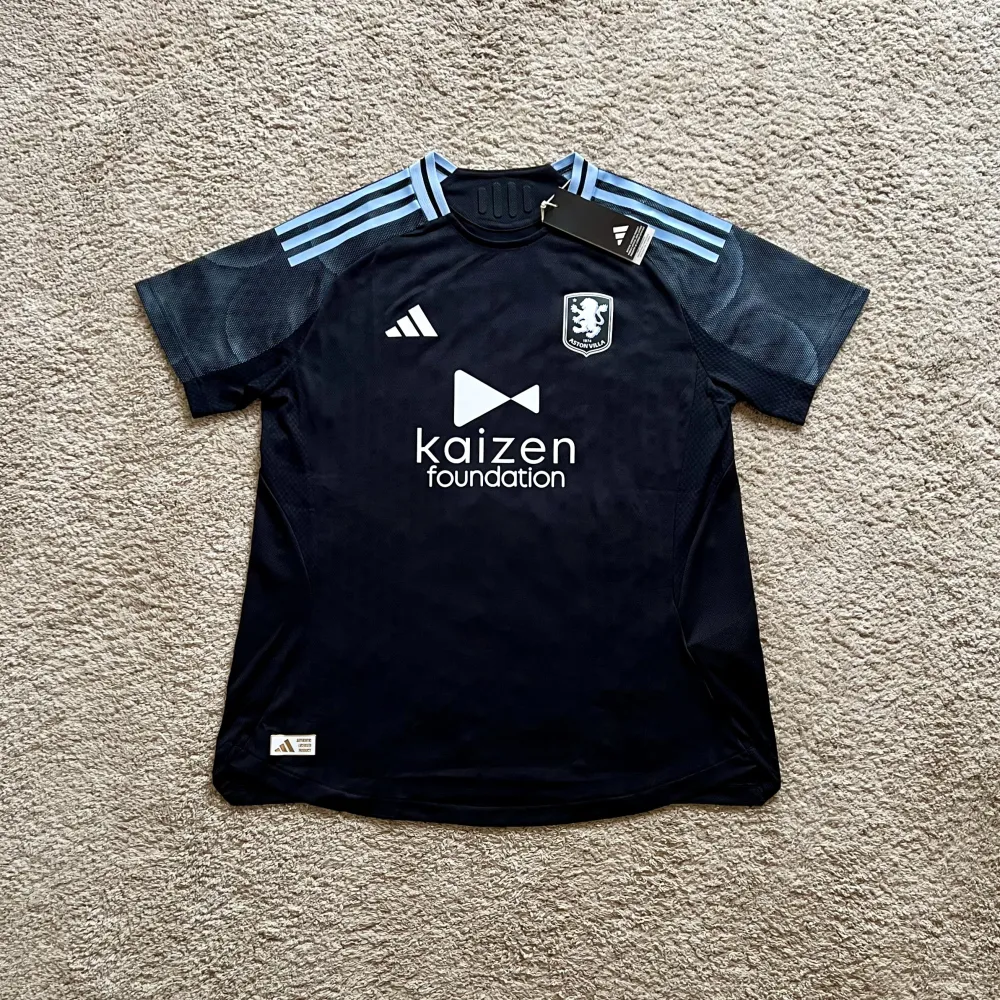 Front view of Aston Villa 2025/26 Adidas Away Pro Shirt (Kaizen Foundation) - Women's Large (16/18)
