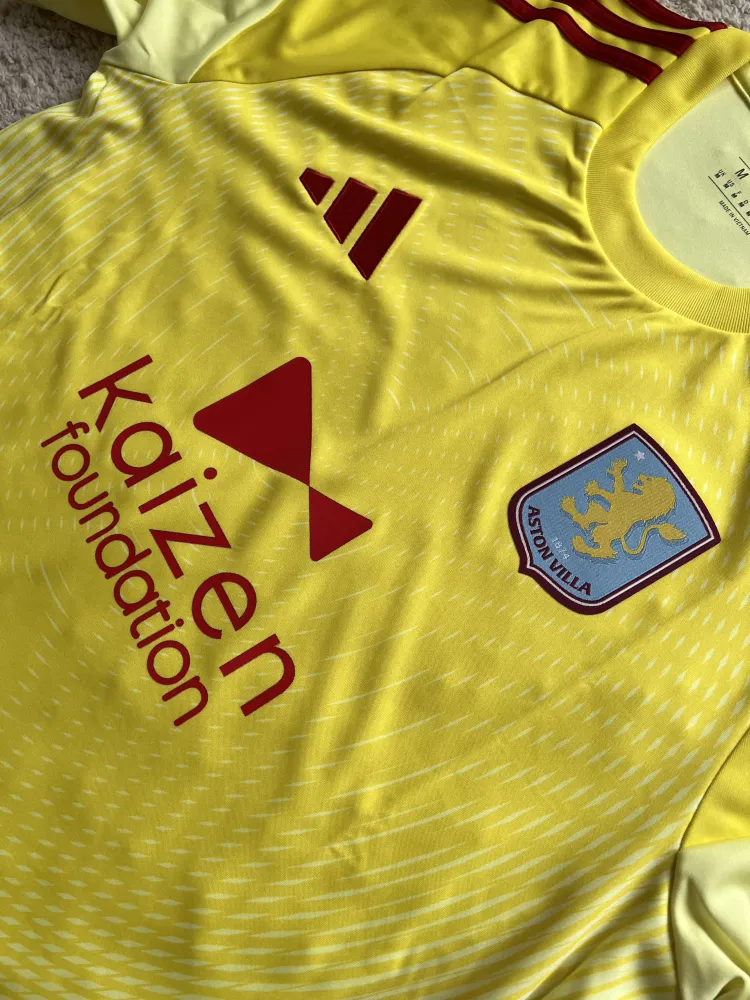 Image of Aston Villa 2025/26 Adidas GK 2 Goalkeeper Shirt (Kaizen Foundation) - Men's Medium