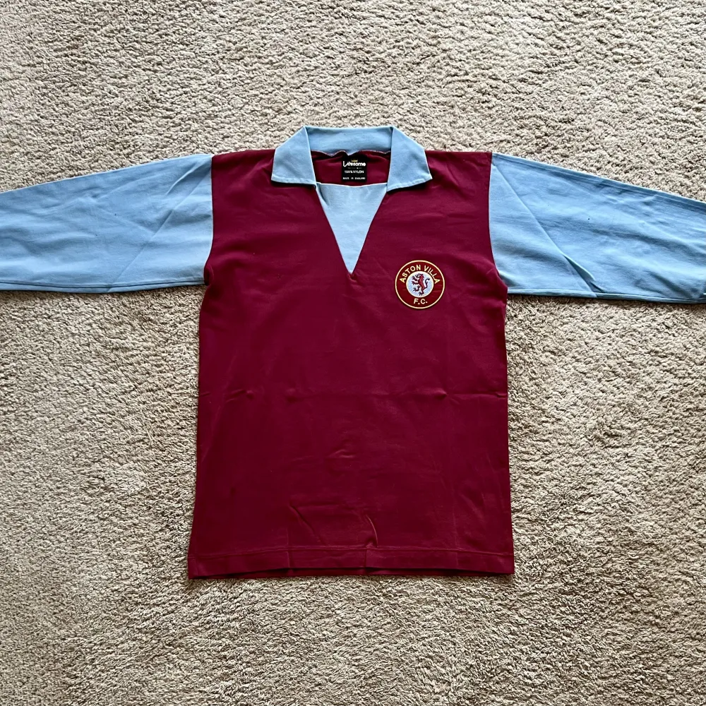 Front view of Aston Villa 1973/74 Litesome Home Shirt - Men's Small