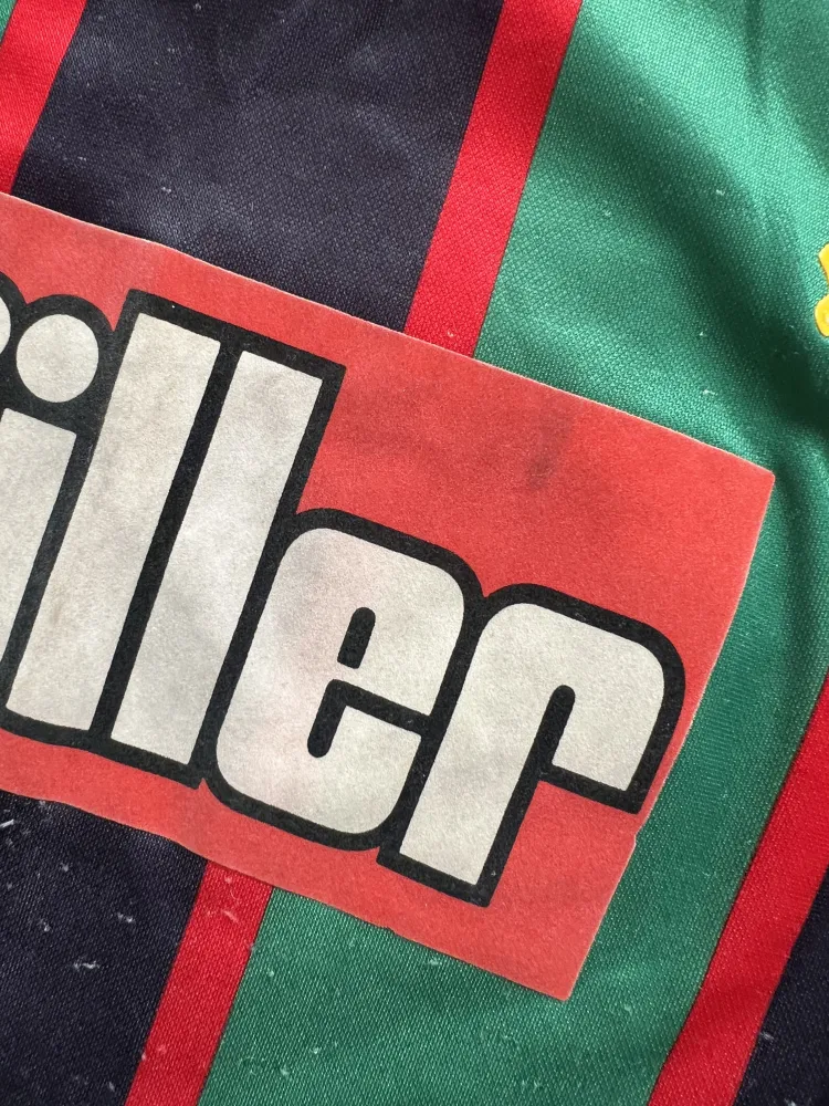 Image of Aston Villa 1994/95 Asics Away Shirt (Muller) - Men's Medium