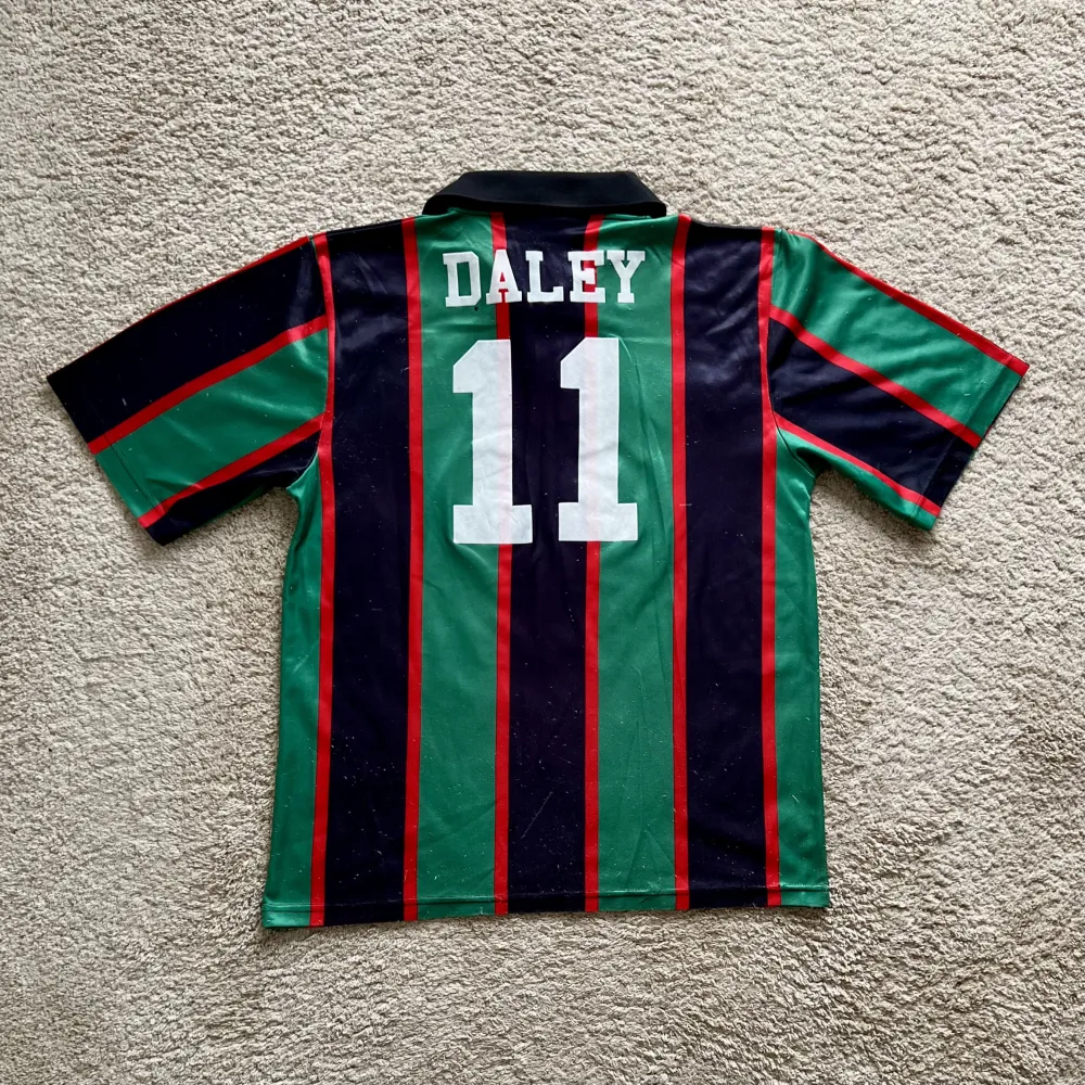 Rear view of Aston Villa 1994/95 Asics Away Shirt (Muller) - Men's Medium