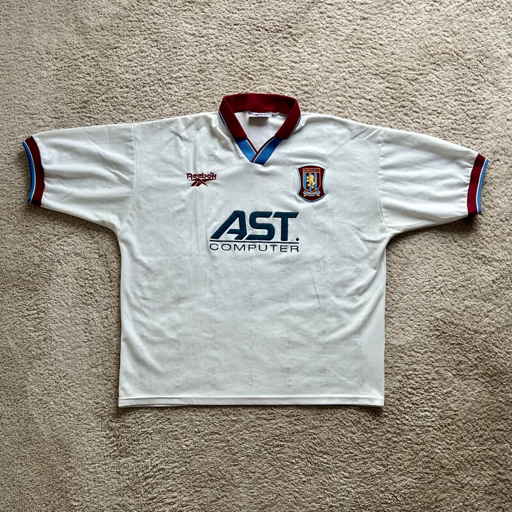 Front view of Aston Villa 1997/98 Reebok 3rd Shirt (AST Computers) - Men's XL