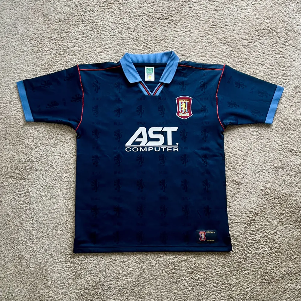 Front view of Aston Villa 1996/97 Score Draw 3rd Shirt (AST Computers) - Men's XL