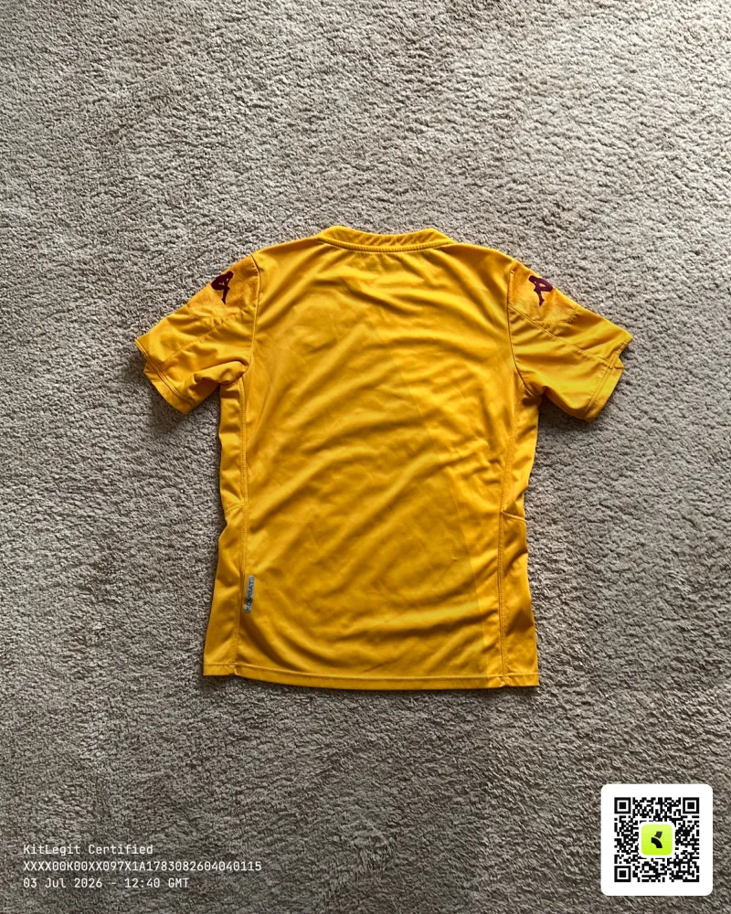 Rear view of Aston Villa 2019/20 Kappa GK 2 Goalkeeper Shirt - Junior XXL