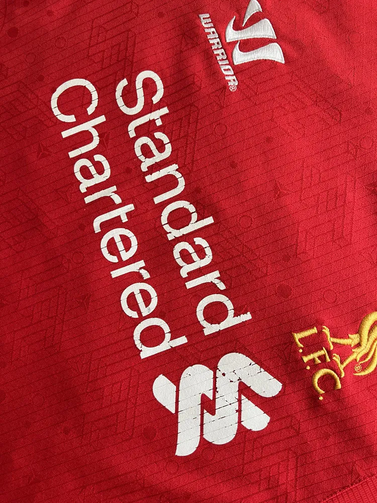 Image of Liverpool 2014/15 Warrior Home Shirt (Standard Chartered) - Men's Large
