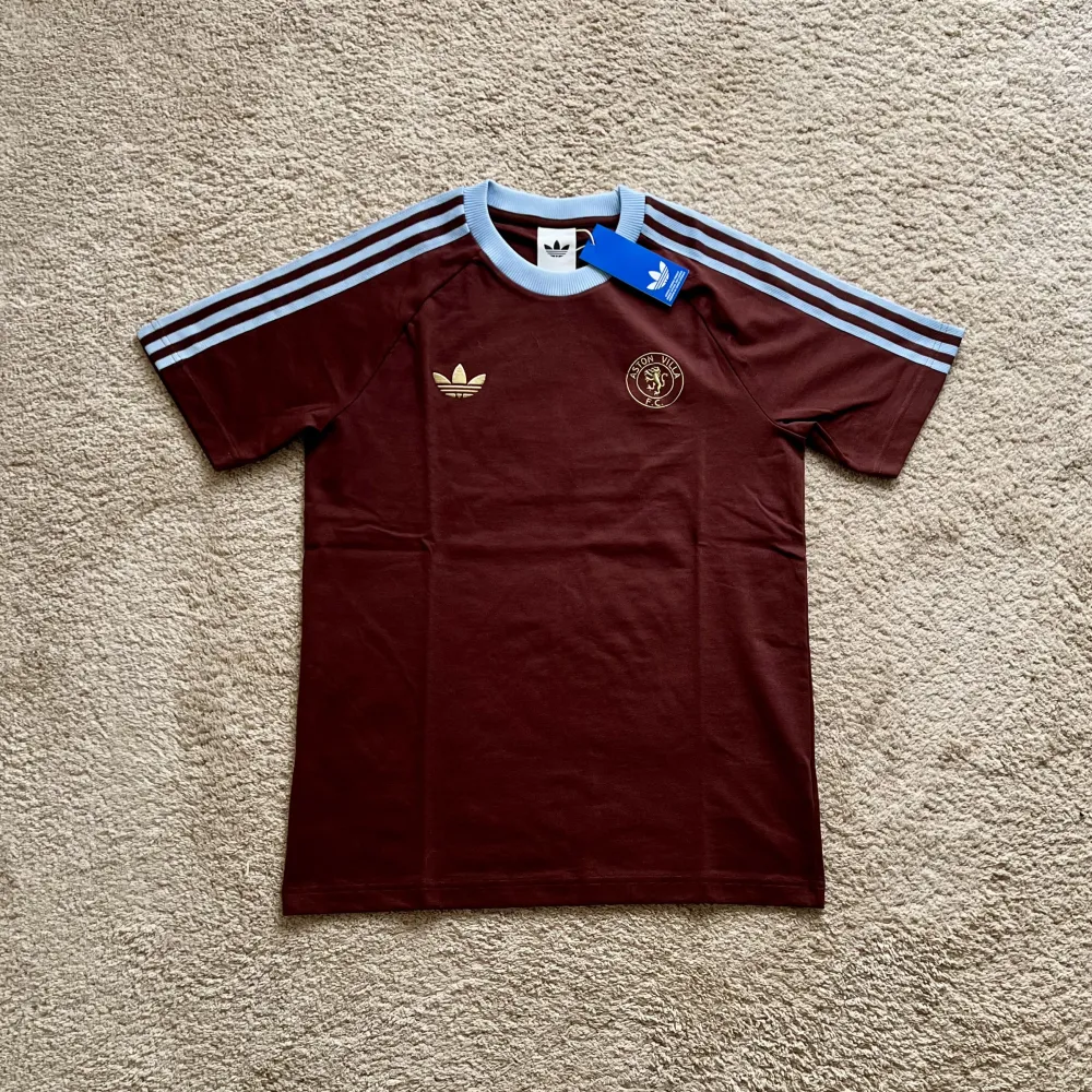 Front view of Aston Villa 2025/26 Adidas Travel 3 Shirt - Men's Medium
