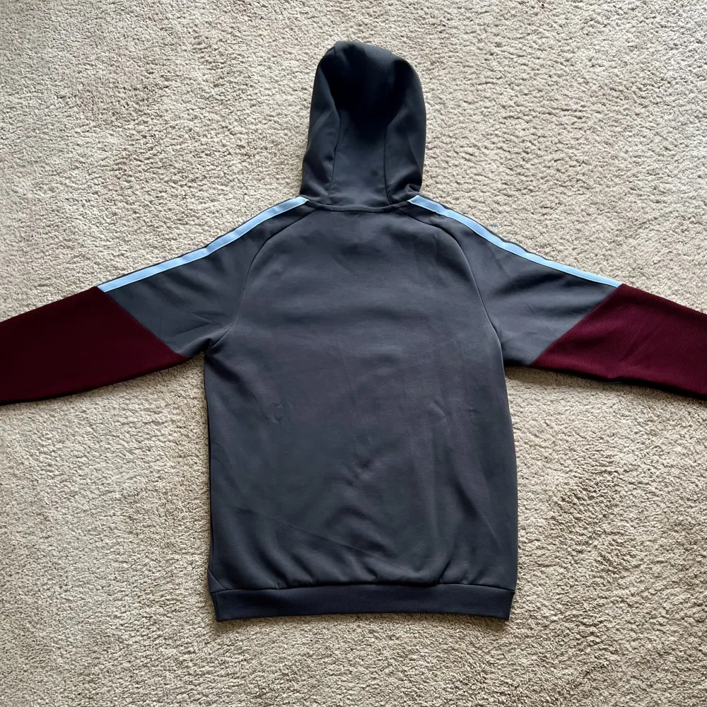 Rear view of Aston Villa 2026/27 Adidas Travel Hoodie - Men's Medium