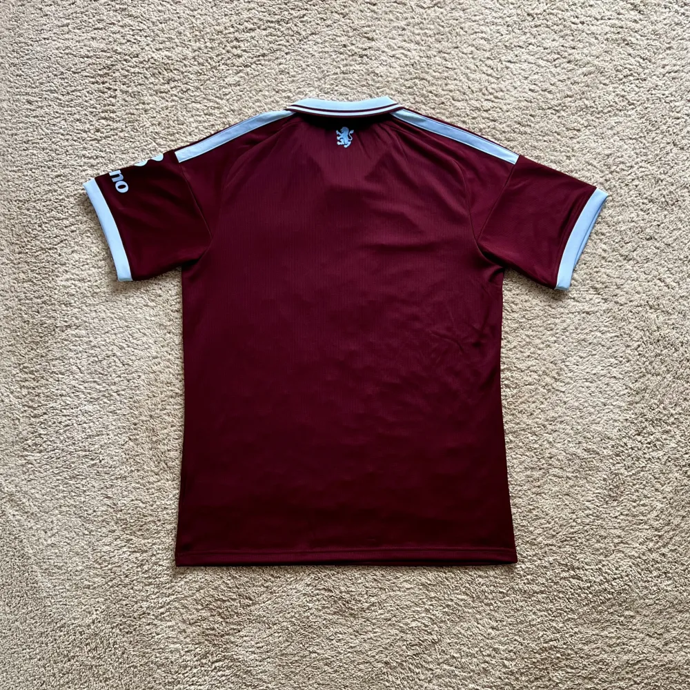 Rear view of Aston Villa 2026/27 Adidas Home Shirt (Visit Rwanda) - Men's Medium