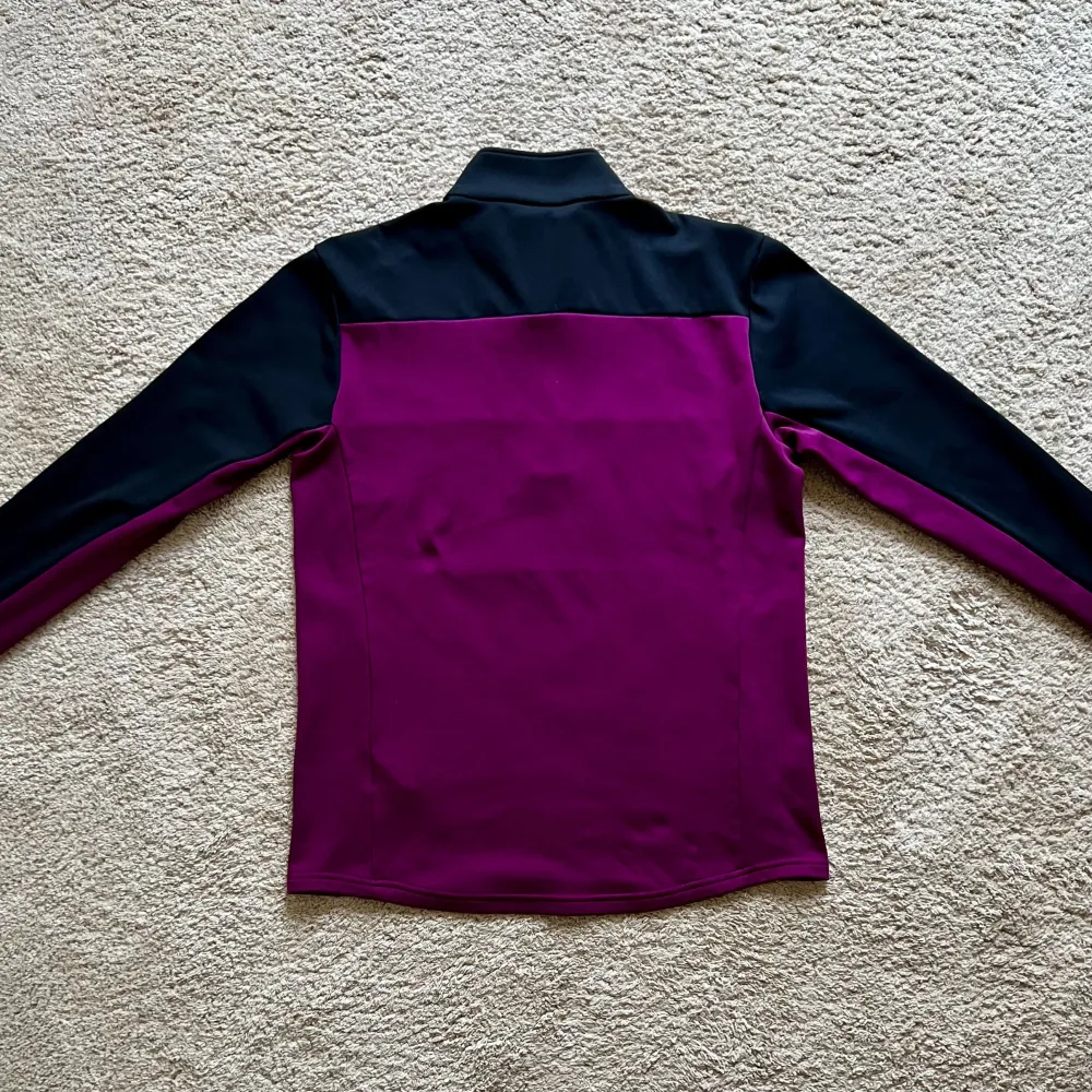 Rear view of Aston Villa 2018/19 Luke 1977 Track 1/4 Zip Jacket (Unibet) - Men's Medium