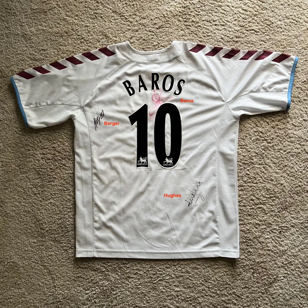 Image of Aston Villa 2004/05 Hummel Away Shirt (DWS Investments) - Men's Large
