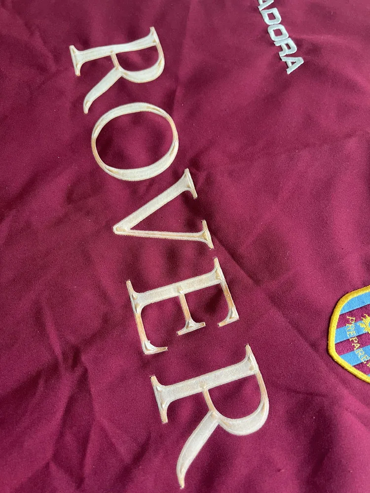 Rear view of Aston Villa 2003/04 Diadora Home Shirt (Rover) - Men's Medium