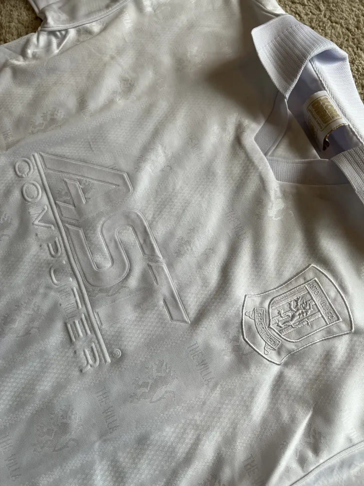 Image of Aston Villa 1995-97 Score Draw Special Edition Shirt (AST Computers) - Men's Medium