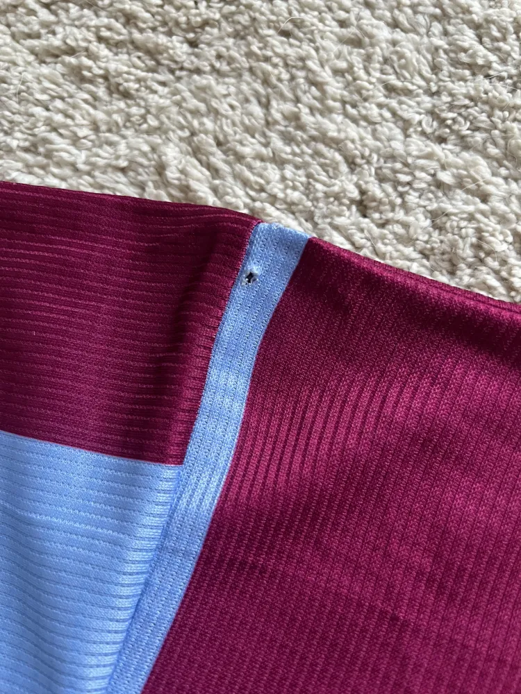 Image of Aston Villa 1999/00 Reebok Home / FA Cup Shirt (LDV Vans) - Men's XL