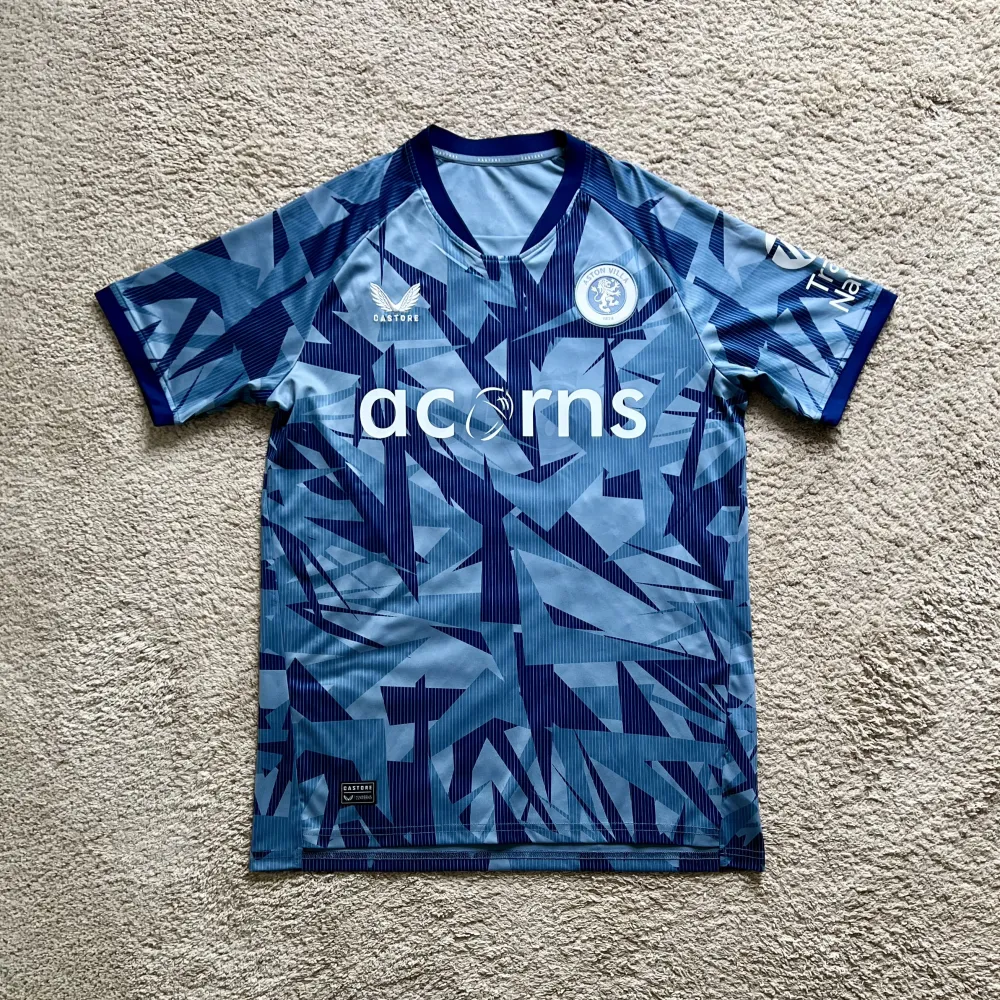 Front view of Aston Villa 2023/24 Castore 3rd Shirt (Acorns) - Men's Medium