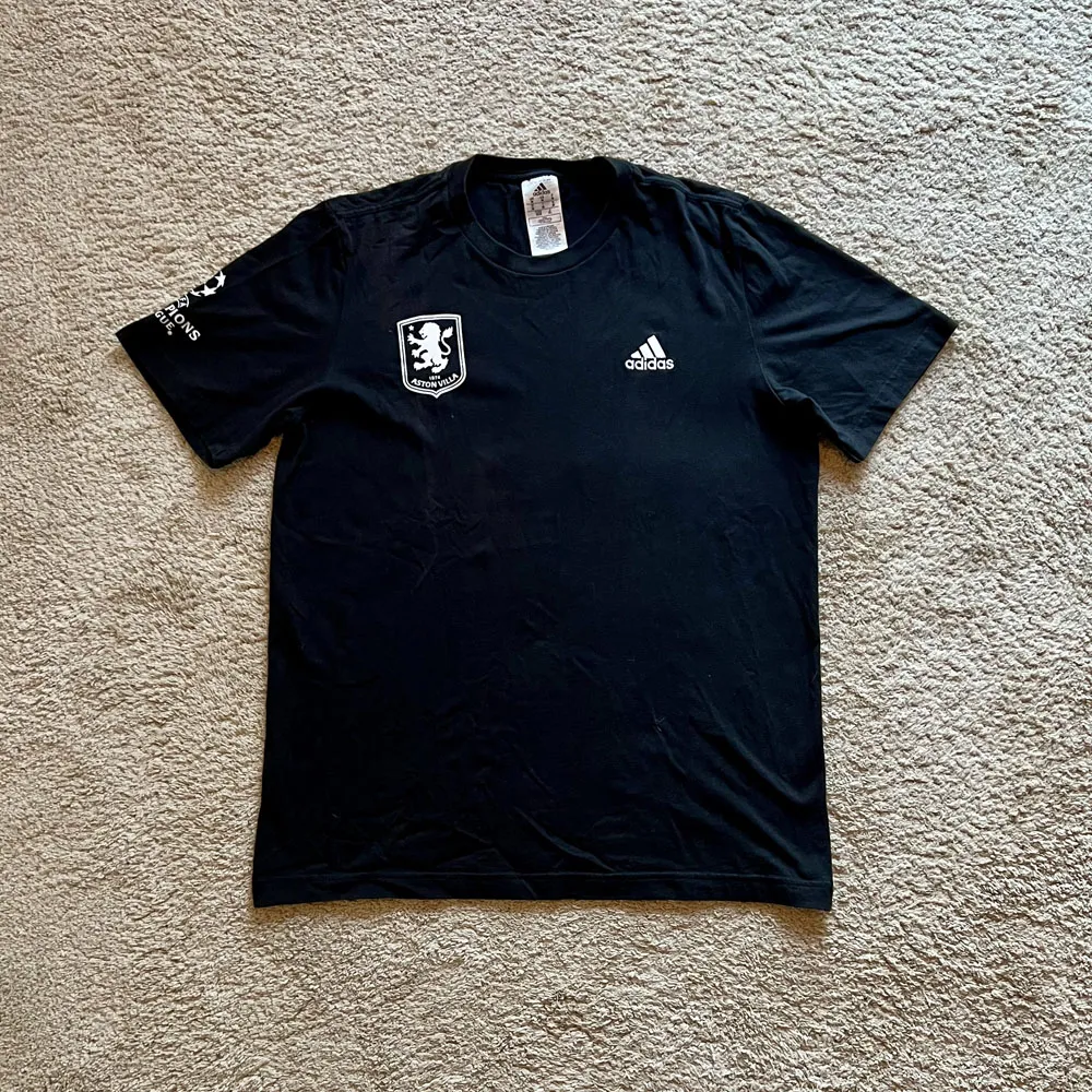Front view of Aston Villa 2024/25 Adidas Travel Special Edition Shirt - Men's Medium