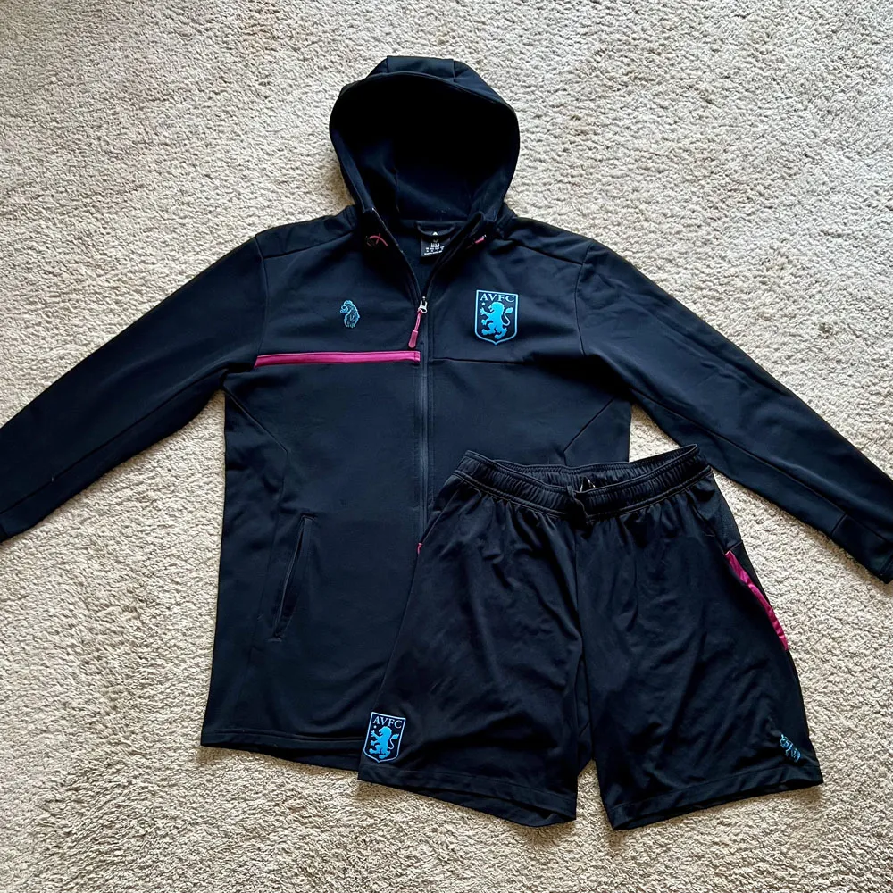Image of Aston Villa 2018/19 Luke 1977 Travel Hoodie - Men's Medium
