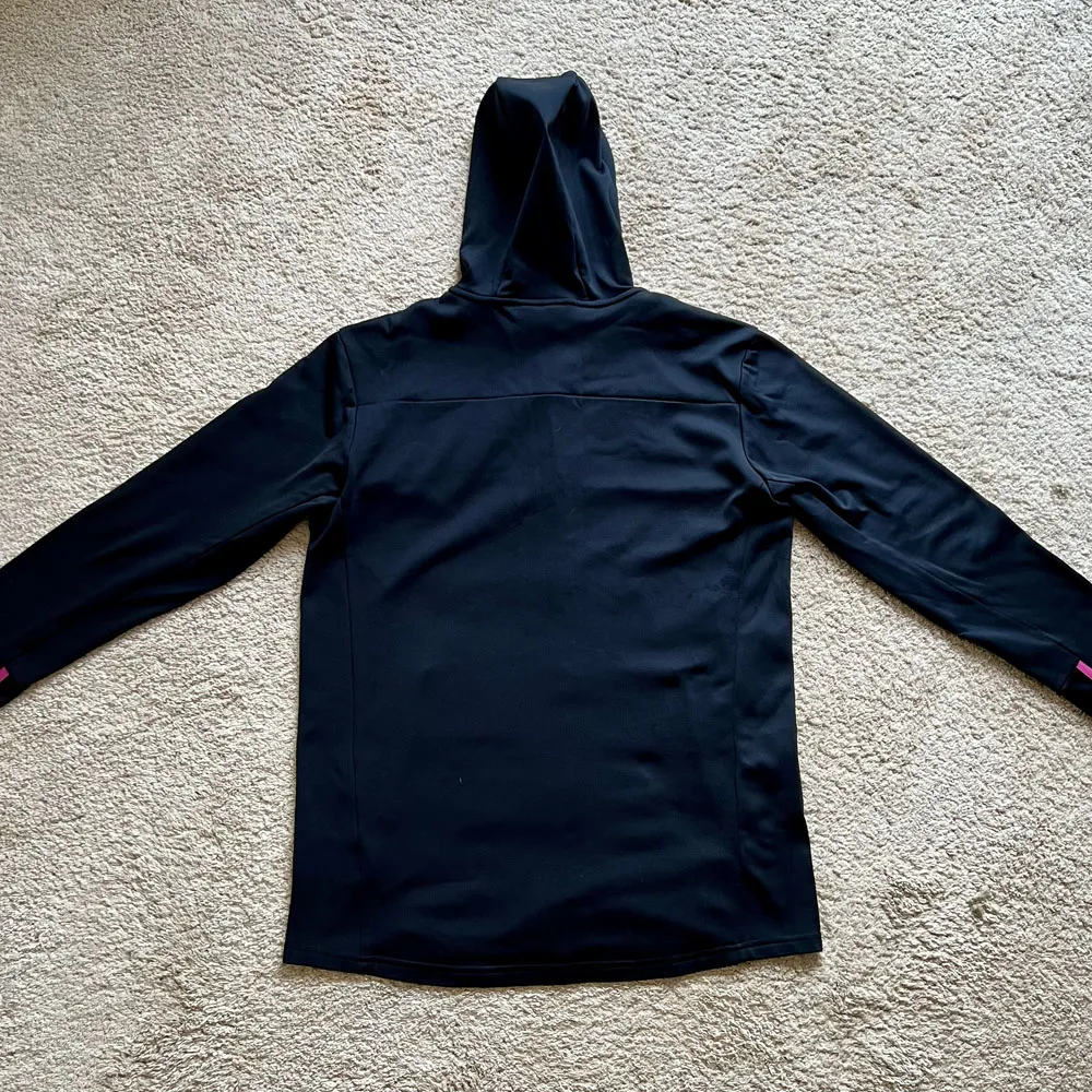 Rear view of Aston Villa 2018/19 Luke 1977 Travel Hoodie - Men's Medium