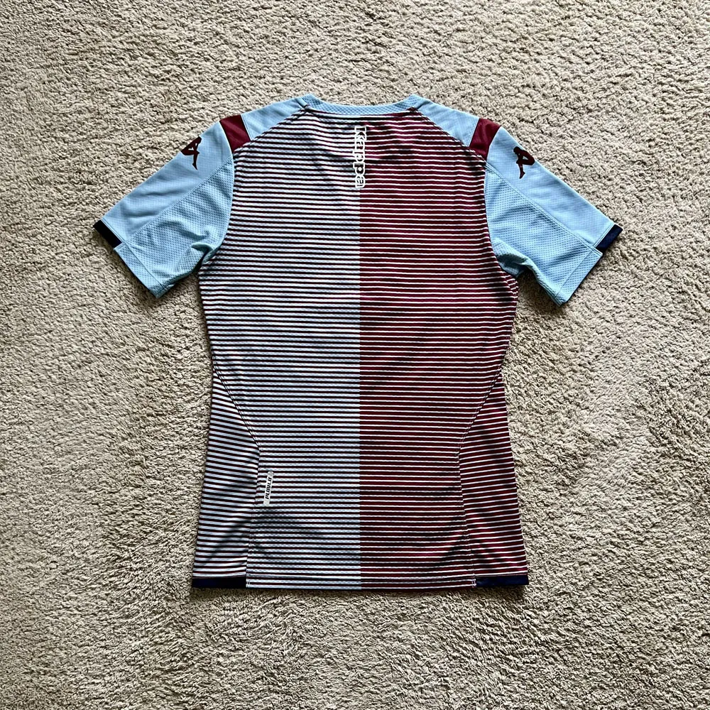 Rear view of Aston Villa 2019/20 Kappa Pre-Match 1 Shirt - Men's Medium